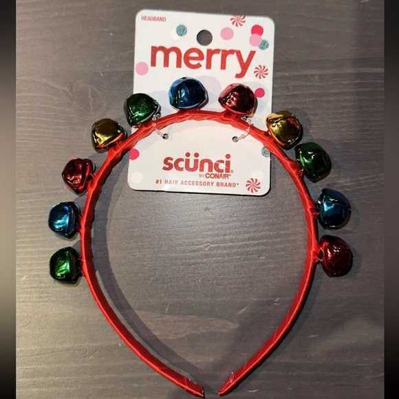 Bundle of Christmas Hair Headbands, Clips / Bows -Xmas NEW Cute Girls Set Scunci - Picture 2 of 10